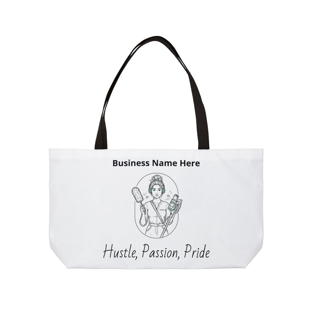 Weekender Tote Bag —Customizable Hustle, Passion, Pride Salon style Tote