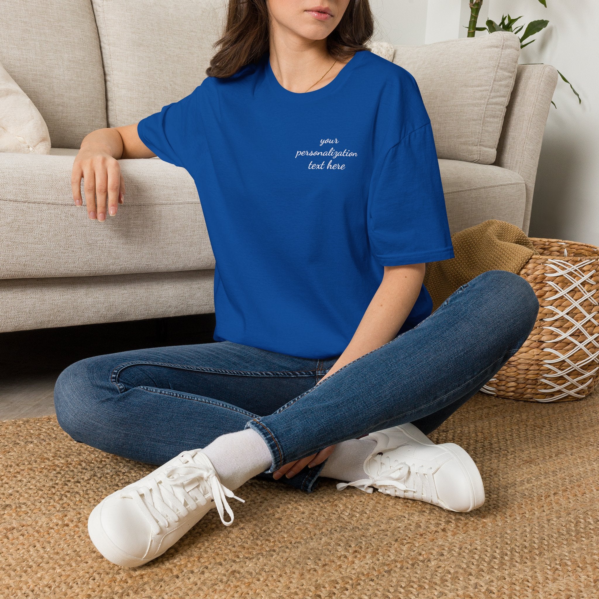 Personalize you tee. Business in the front, Humor in the back.