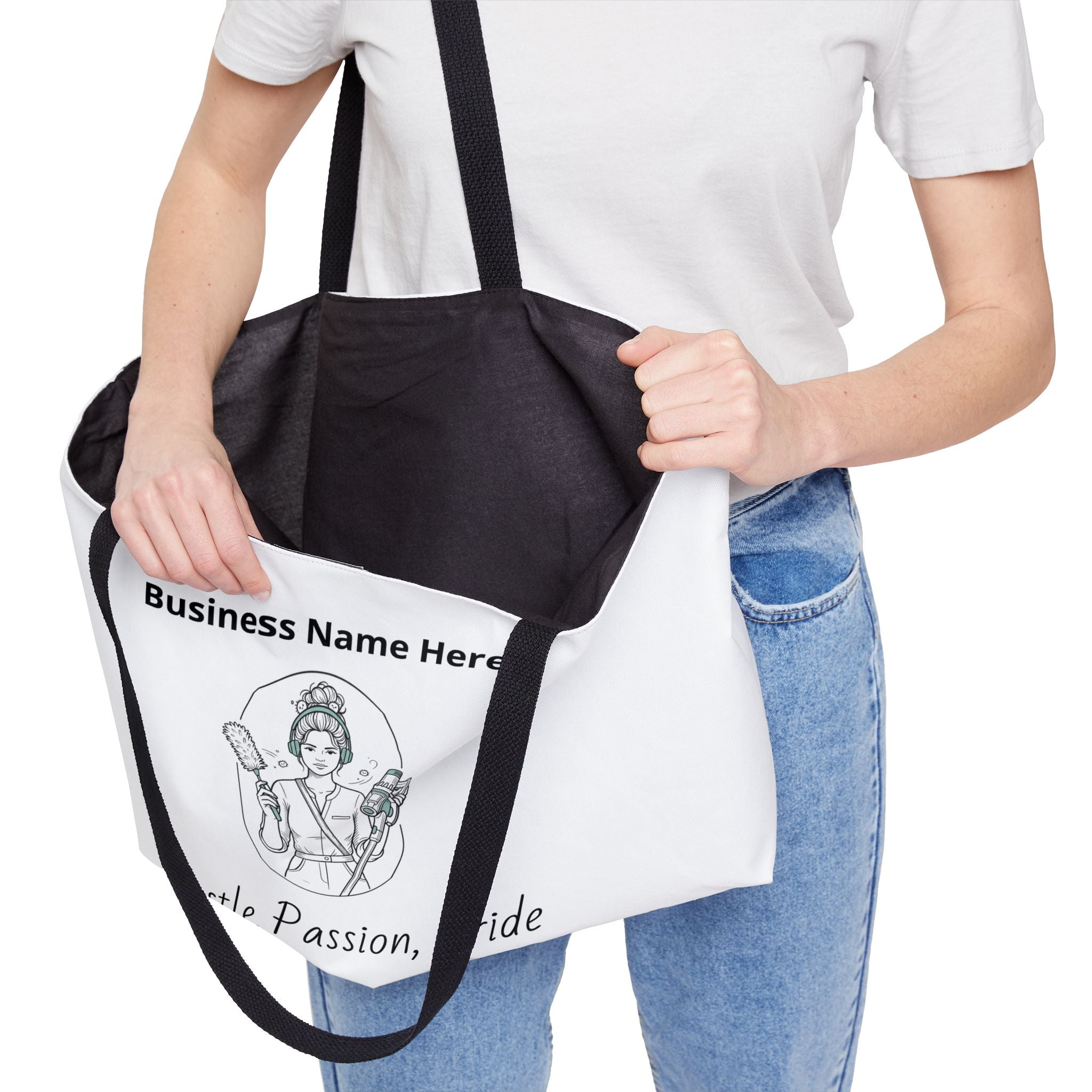 Weekender Tote Bag —Customizable Hustle, Passion, Pride Salon style Tote
