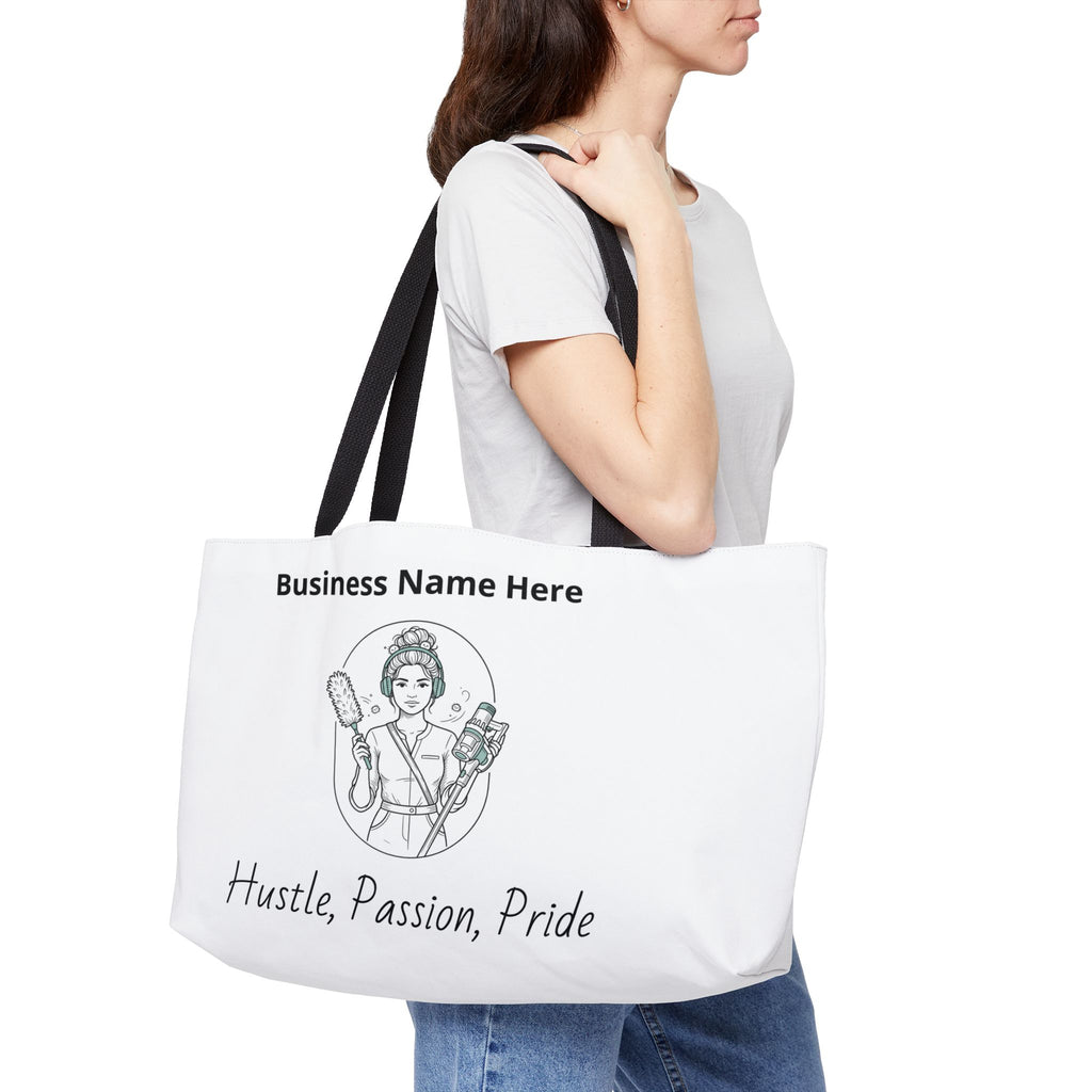 Weekender Tote Bag —Customizable Hustle, Passion, Pride Salon style Tote