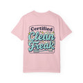 Certified Clean Freak T-Shirt — Funny Cleaning Crew Graphic Tee